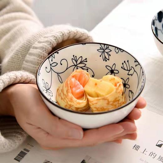混色日式米饭碗4只装 商品图2