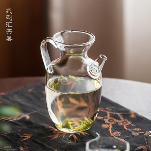 永利汇网红泡绿茶专用泡茶器仿宋执壶玻璃茶壶小号耐热茶具公道茶杯花瓶 商品图4