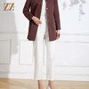 佐尔美春季新款 白色气质休闲宽松显瘦长裤女E11KC39 商品缩略图4