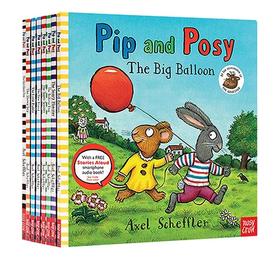 【宝莉爹书单·2-5岁】Pip and Posy 波西和皮普8册 英文原版幼儿经典启蒙绘本名家 Axel Scheffler作品 经典儿童图画书