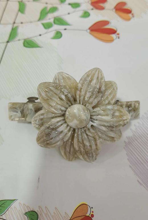 2F紫兰树脂一字夹 商品图0