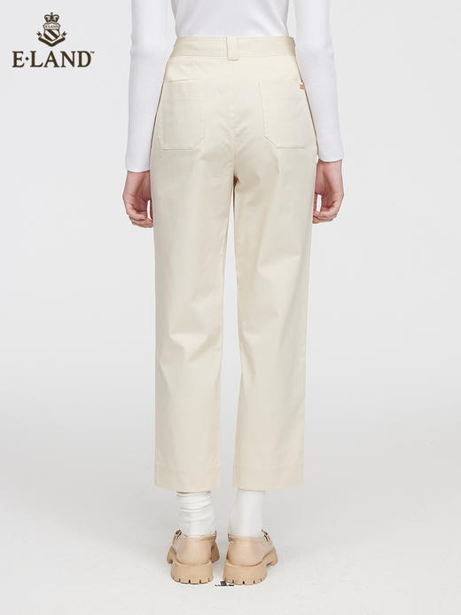 ELAND衣恋2022年春季新款时尚百搭简约微廓通勤萝卜裤休闲裤女EETCC12E1M 商品图1