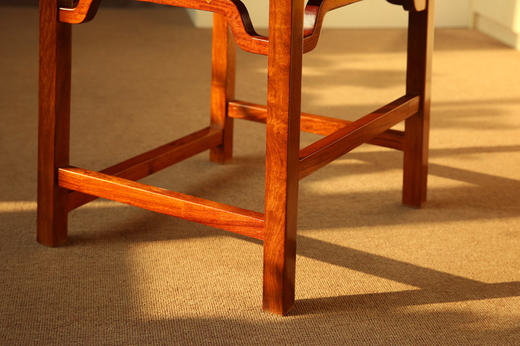 红桥红  家具严选  缅甸花梨（大果紫檀）【嘉木堂 C背 灯挂椅】 商品图5