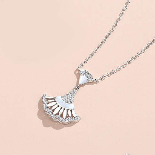 子佩集【小裙子】S925银轻奢项链【JHY-N000047B】 商品图3