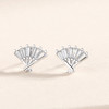 子佩集【小扇子】S925银几何耳钉【JHY-E000276B】 商品缩略图4
