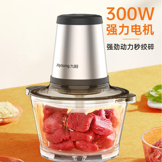 九阳（Joyoung）绞肉机家用电动多功能料理机搅拌婴儿辅食机切菜绞馅碎肉机研磨小米糊 S2-A808【邓伦推荐】 商品图0