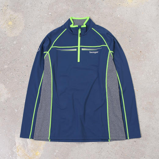 benger 内加薄绒 半开拉链领套头运动卫衣 Z-8635 商品图0