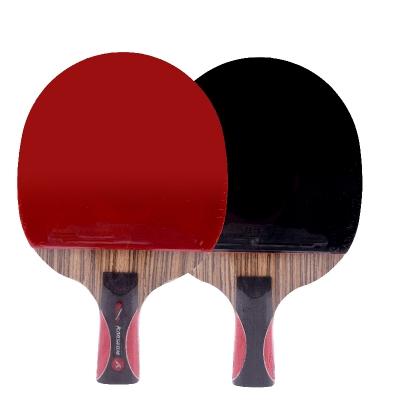 狂神乒乓球拍 训练双面反胶ppqp初学六星短柄直拍ks3606 商品图3