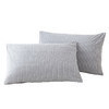 树语系列纯棉枕套一对条纹设计48*74cm 无印良品 商品缩略图1
