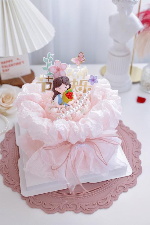 定制款蛋糕 - 女神节快乐 商品图0