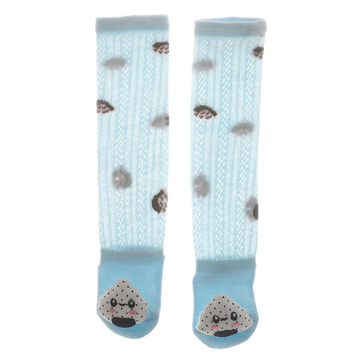 【2双装 防蚊透气 薄棉无骨】夏季新款网眼薄款婴儿袜子新生儿宝宝长筒袜卡通公仔防蚊袜儿童 商品图7