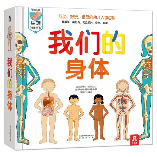 我们的身体：3d立体书儿童绘本（2-12岁）科普百科书，性启蒙书籍 商品图0