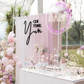 粉嫩梦幻甜品台（勿拍，请咨询客服）