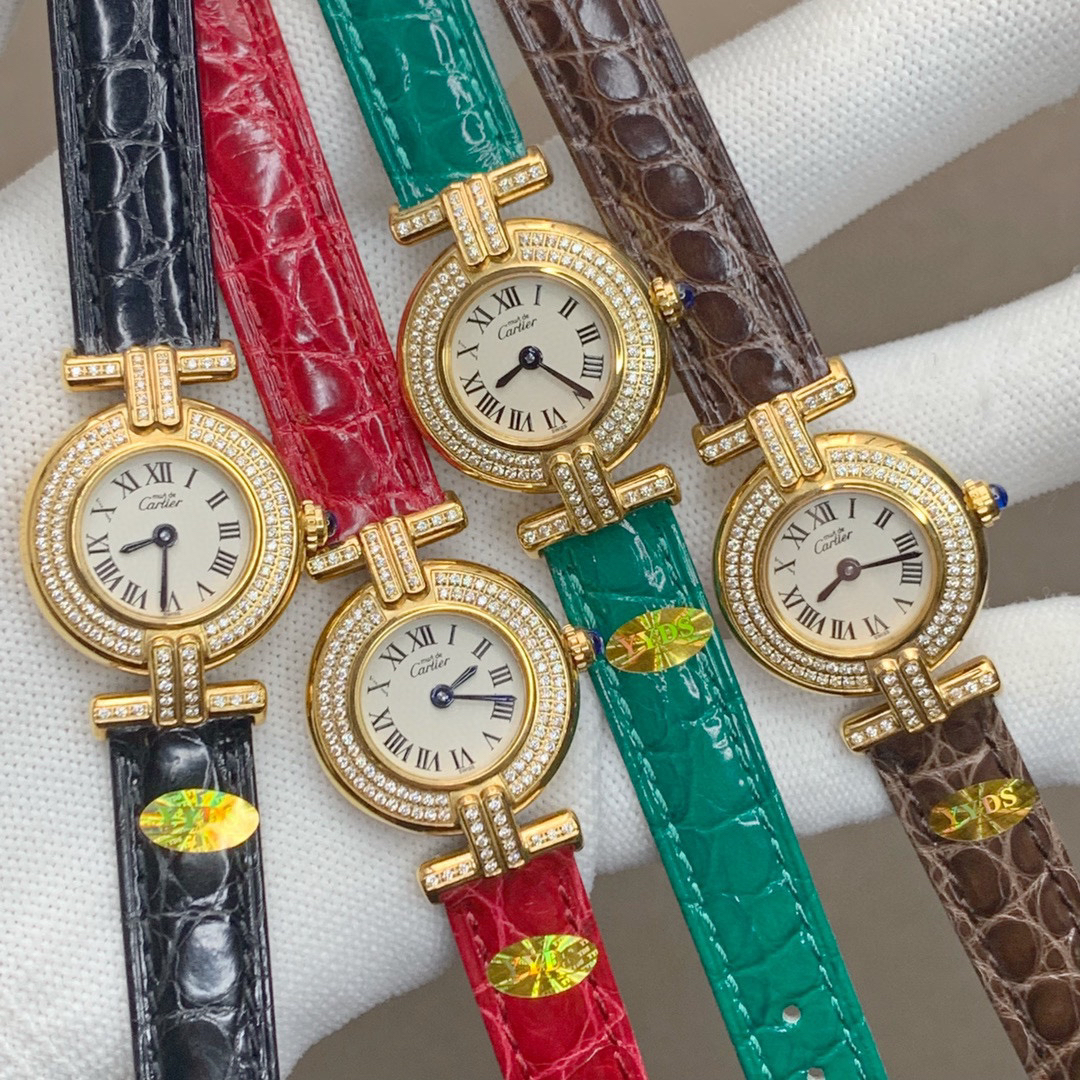 卡地亚小旋风must de小金表vintage中古断货王