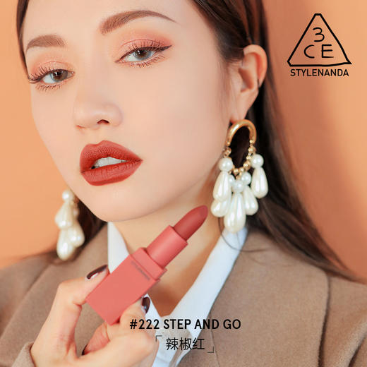 【中欧班列精选】韩国3CE方管丝绒雾面哑光口红唇膏3.5g /支 220#221#115#116#909# 商品图2