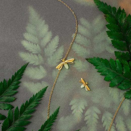 定制款会发光的萤火虫纯银项链(中通快递发货）下单备注一个字母 商品图4