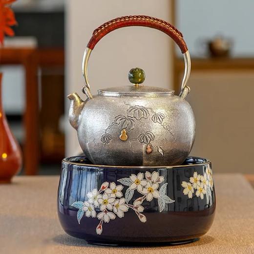 莺歌烧古九古系列静音家用电陶炉小型烧煮茶器便携泡茶煮茶器茶炉电陶炉 商品图0