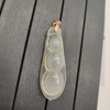 S925银镶翡翠福豆吊坠 商品缩略图2