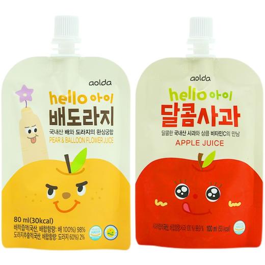 hello아이달콤사과福乐正哈喽小孩果汁 商品图1