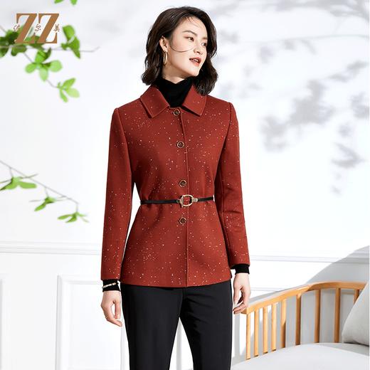 佐尔美春季新款气质短款百搭针织上衣E11FD26 商品图0