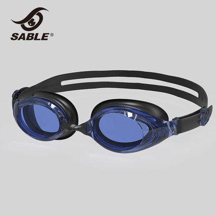 黑貂平光/近视泳镜防水防雾高清男大框女游泳镜带度数潜水游泳眼镜装备 SB-935T SB-935PT 商品图6