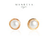 Manreya玛芮雅巴洛克手工绕线珍珠耳钉 商品缩略图0