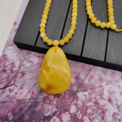 蜜蜡毛衣链 商品图3