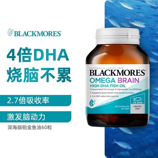 Blackmores 4倍鱼油高纯度DHA鱼油 商品图0