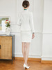 白色西装套装女秋冬职业正装面试套裙时尚气质高端酒店经理工作服 商品缩略图4