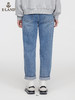 ELAND衣恋2022年春季新款小个子休闲百搭显瘦直筒纯色牛仔裤女EETJC11H4C 商品缩略图1