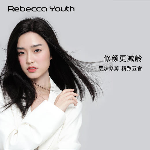 瑞贝卡假发女手织真人发中分锁骨发齐肩中长直发时尚网红气质头套 商品图2