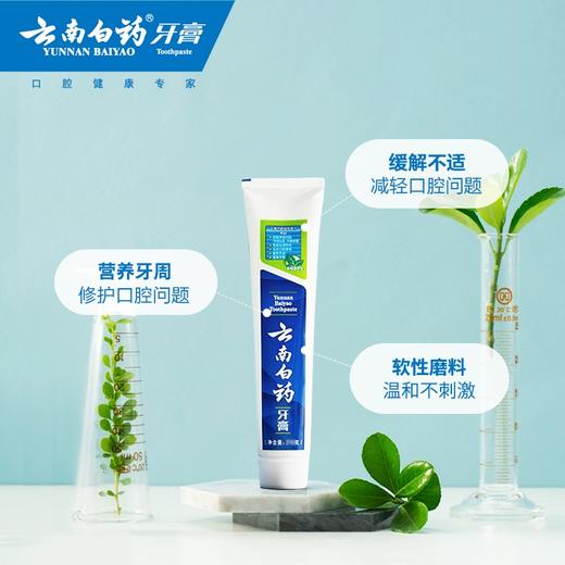 云南白药 牙膏 210g （薄荷清爽型）新老包装随机发货 商品图1