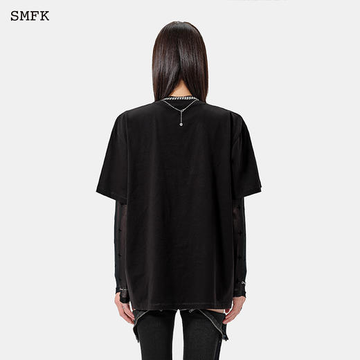 预售| SMFK 十字花Tee 午夜黑 CT002BS .潮快闪[福利品] 商品图4