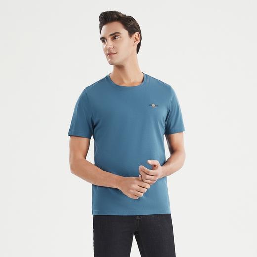 【冰氧吧】柒牌男士短袖t恤夏季新款时尚休闲青年老虎薄体恤	122T71460 商品图1