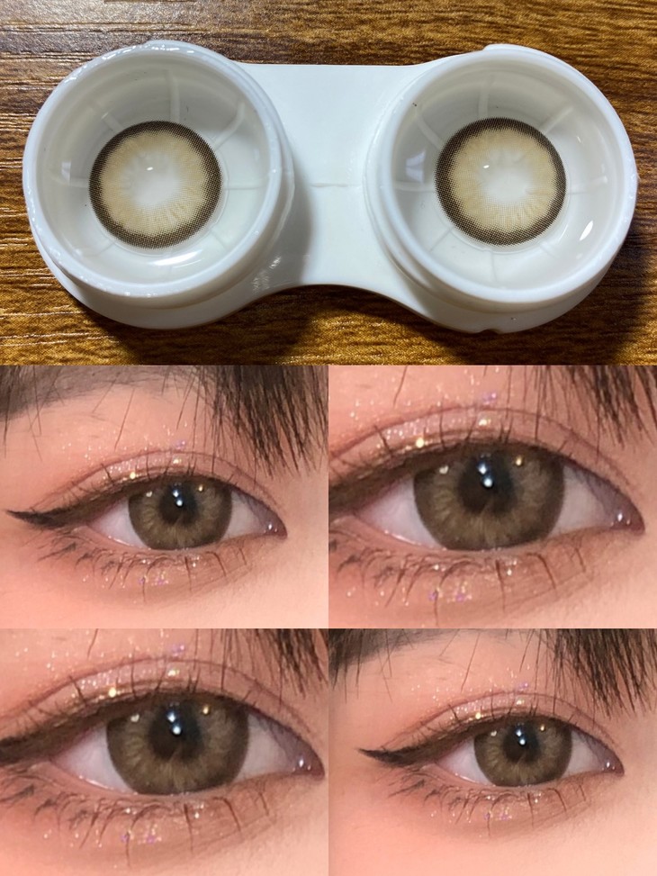 BREEZE年抛隐形眼镜 黑天鹅棕14.5mm 1副/2片-VVCON美瞳网8