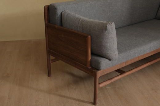 观云沙发  黑胡桃木 商品图1