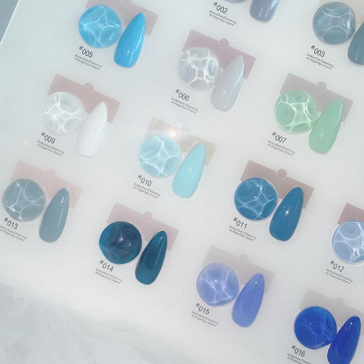 新款湖黛蓝16色套系 商品图3