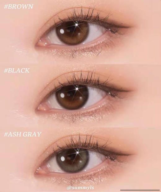 OLENS Glowy琉璃系列 棕/黑（月抛型） 商品图3