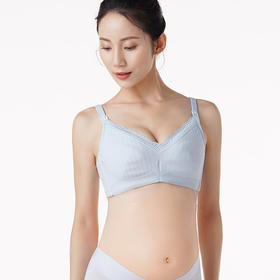 都市丽人内衣快乐妈咪超薄棉质四排扣无钢圈全罩杯孕哺文胸LB22U4