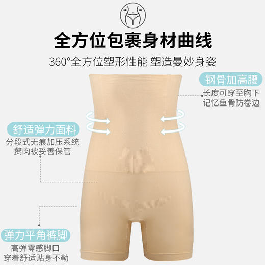 S1-【2条装】【收腹塑身裤】产后收腹塑身衣束腰*美体高腰提臀内裤女     余音起舞 商品图1