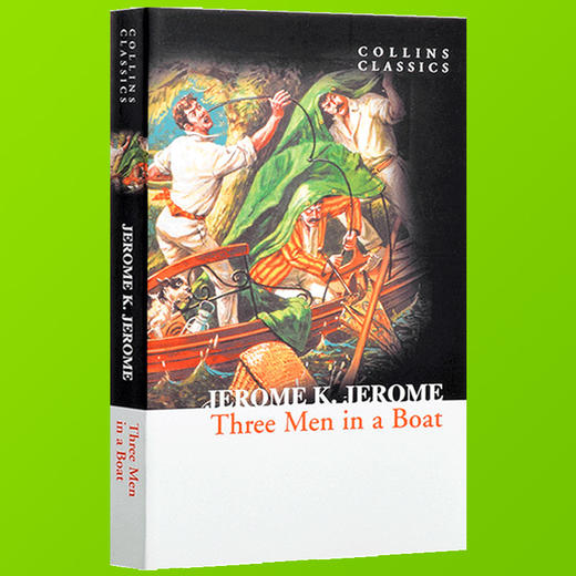 Collins三怪客泛舟记 英文原版 Three Men in a Boat 三人同舟 英文版小说 柯林斯经典文学著作 正版进口书籍 商品图1