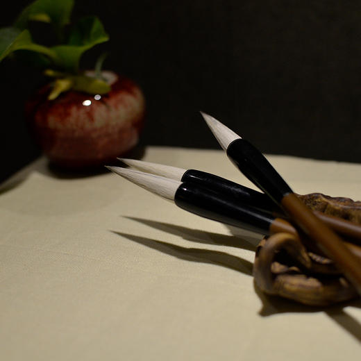 【申怡推荐】崇贤馆定制毛笔-好学近智纯羊（大） 商品图1