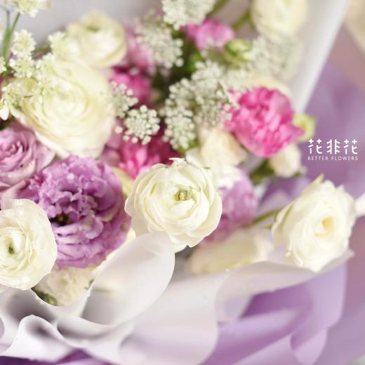 亭亭一如你风致  浪漫紫花束 商品图2