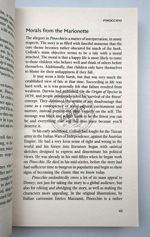 Collins匹诺曹 英文原版 Pinocchio 木偶奇遇记 全英文版童话故事书 科洛迪 进口英语书籍 商品图4