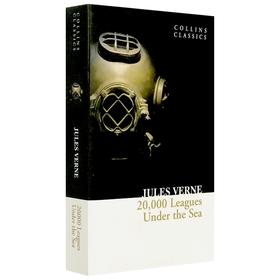 Collins正版 海底两万里 英文原版科幻小说 20,000 Leagues Under the Sea 英文版 柯林斯经典文学名著 凡尔纳 英文版进口书籍