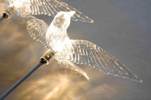 5头亚克力鸟地插灯（运费自理） 商品图1