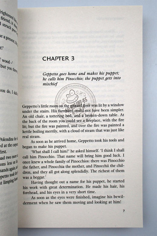 Collins匹诺曹 英文原版 Pinocchio 木偶奇遇记 全英文版童话故事书 科洛迪 进口英语书籍 商品图2