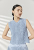圆领波浪纹女背心SJS94W115K 商品缩略图0