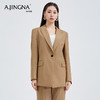 【限时折扣】经典单粒扣修身翻领西装收腰气质通勤休闲西装外套A27C208035 商品缩略图4