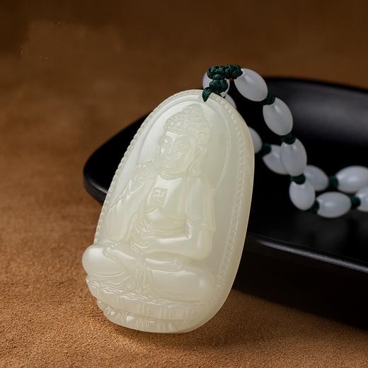 【玺灵阁】和田玉属相佛吊坠/祈愿吉祥/保佑平安/事事顺利 商品图0